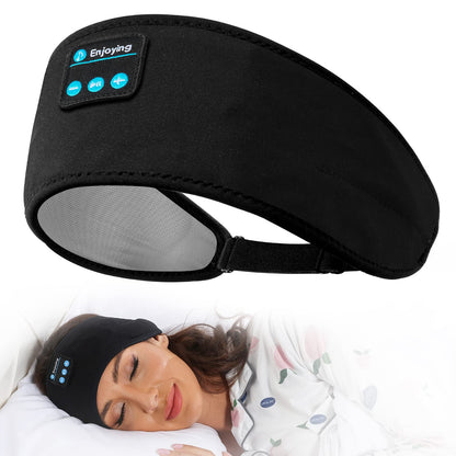 Bluetooth Sleep Headband – Wireless Headphones, Built-In Speakers, Comfortable Fabric, 10-Hour Battery Life